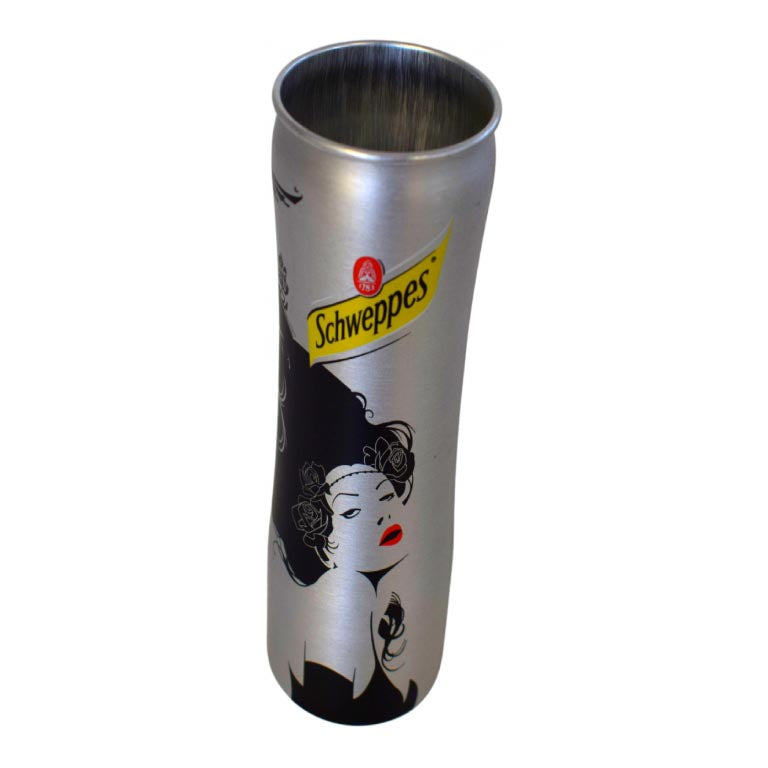 BICCHIERE ALLUMINIO SCHWEPPES 