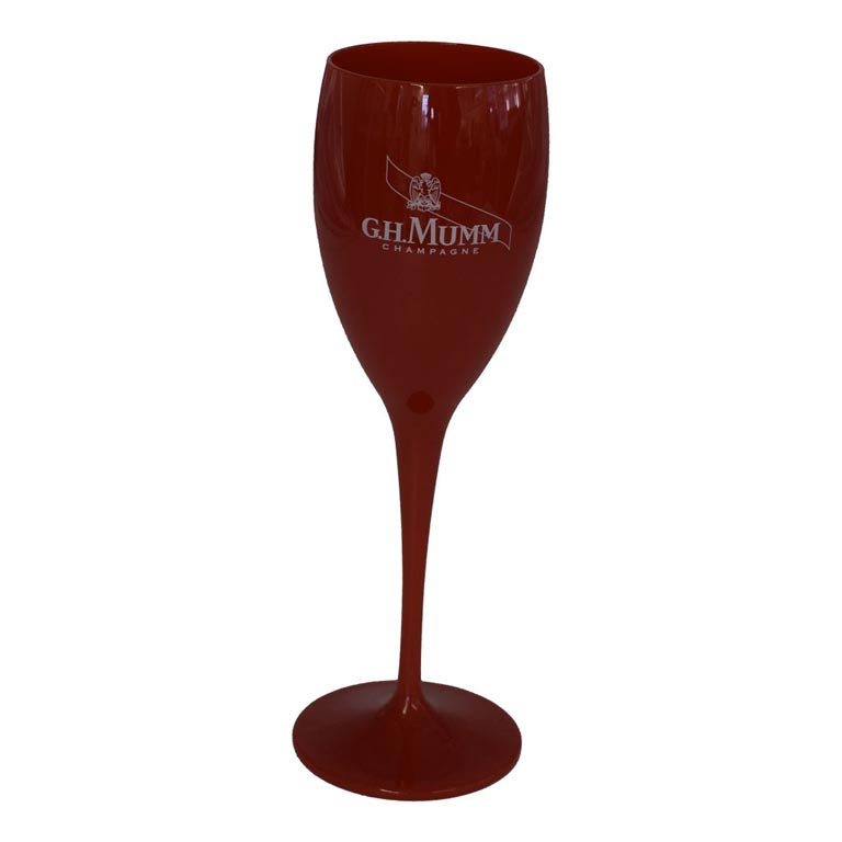 FLUTES PLASTICA ROSSO MUMM (6 pz) 