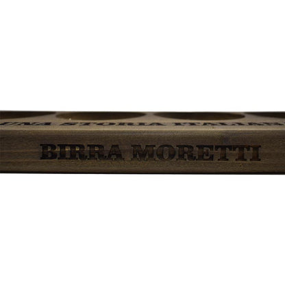 ESPOSITORE IN LEGNO BIRRA MORETTI 