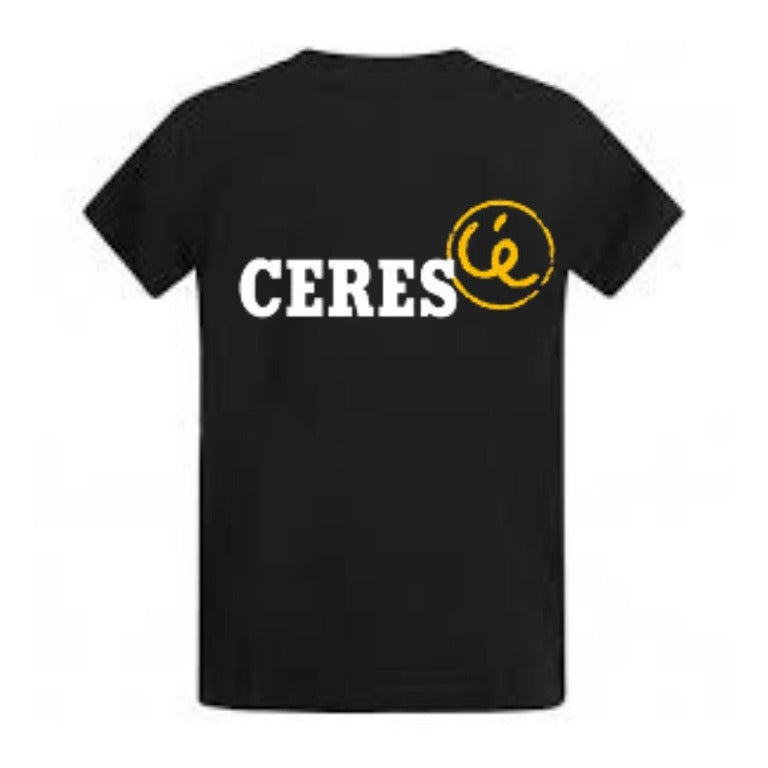T-SHIRT BLACK TG L CERES 