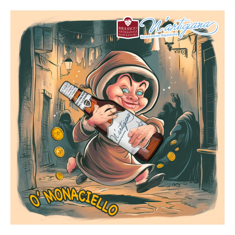 QUADRO FOREX MONACIELLO FUMETTO 50x50Cm. (1 pz) 
