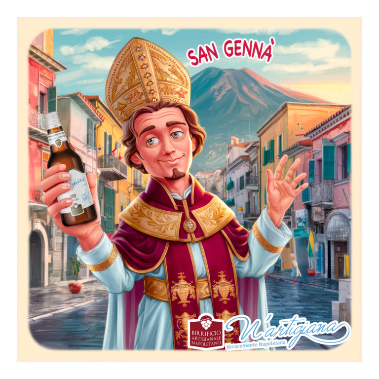 QUADRO FOREX SAN GENNARO FUMETTO 50x50Cm (1 pz) 