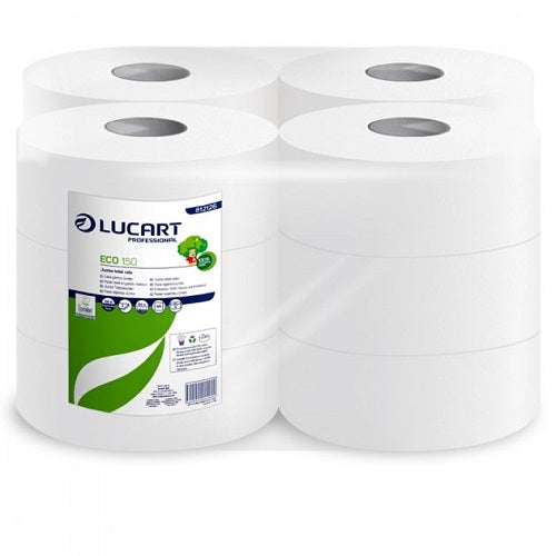 CARTA IGIENICA MINI JIUMBO ECO 180mt. (1 pz) pura ovatta cellulosa