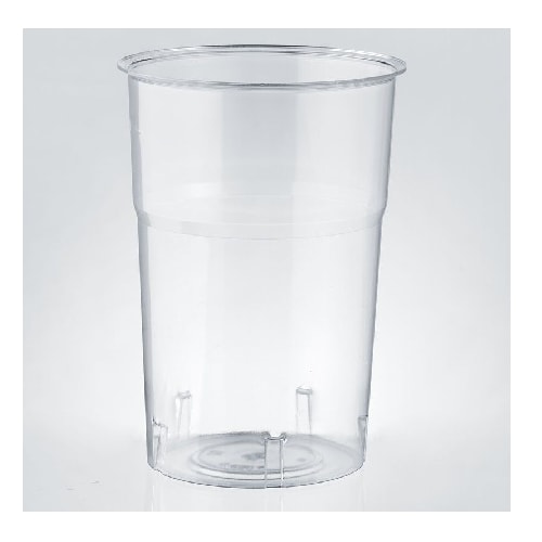 BICCHIERI CRISTAL 500cc. x25  PLASTICA TRASPARENTE  MONOUSO