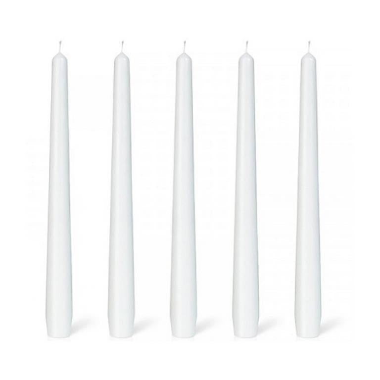CANDELE ANTICHE 250x22 BIANCA 50 pz.7,5h  COD. 351316   7,5 ORE