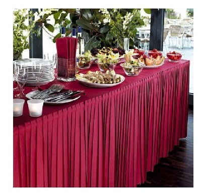 GONNE DA TAVOLA DUNICEL 0.72x4m BORDEAUX  COD 9053 DUNI