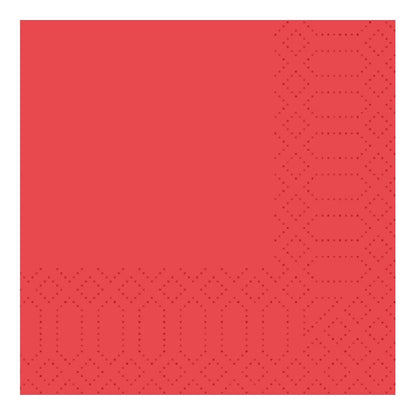 TOVAGLIOLINI 2VELO 24x24 RED ROSSO 300P  COD. 168383 DUNI