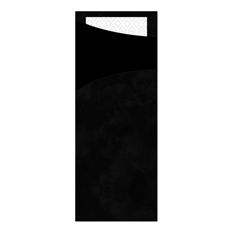 SACCHETTO CELLU NERO 8,5X19CM PZ.100  COD. NERO TOV. BIANCO 151853 DUNI