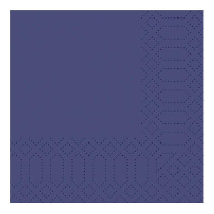 TOVAGLIOLINI 2VELO BLU SCURO 24x24 300P  COD. 168384 DUNI