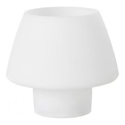 PORTACANDELE SILICONE 123x129 MAXY WHITE  COD.171488 MOODY MAXY BIANCA DUNI
