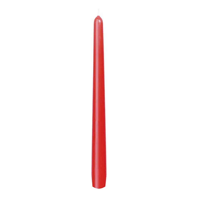 CANDELA ANTICA ROSSA 25X2,2 cm 7,5h 50pz (2 pz) COD 351327 DUNI