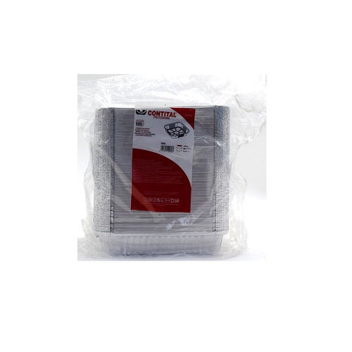 VASCHETTA ALLUMINIO  4P STANDARD x100 p (1 pz) COD R29L CONTITAL
