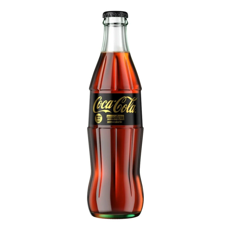 COCA-COLA CAFFEINE FREE ZERO-ZERO-33CL  BOTTIGLIA VETRO VAP