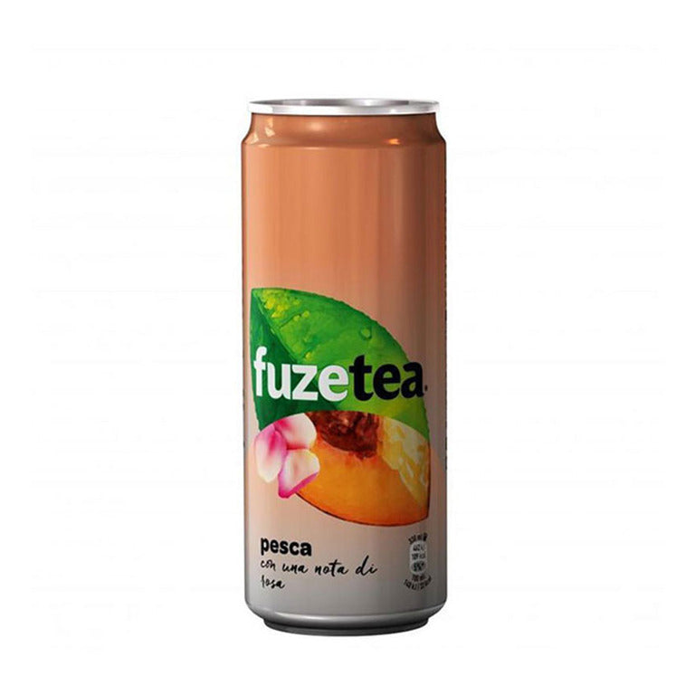 FUZE TEA PESCA E ROSA-33CL  LATTINA