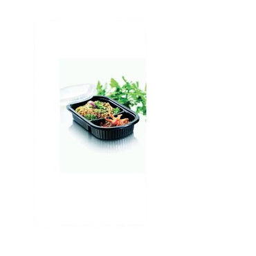 SCATOLA LUNCH 2SCOMP 500ml NERO 50pz MS (5 pz) DUNI 161179