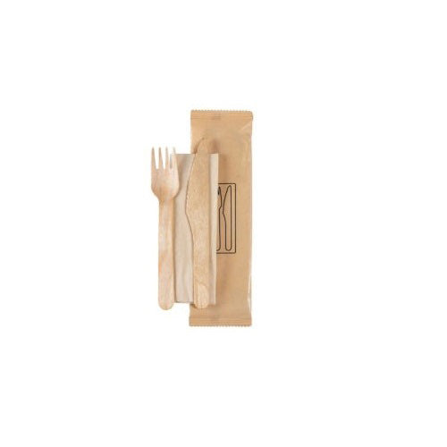 TRIS COLT FORC LEGNO +TOV 250pz MS (1 pz) COD.193131 16cm COMPOSTABILE