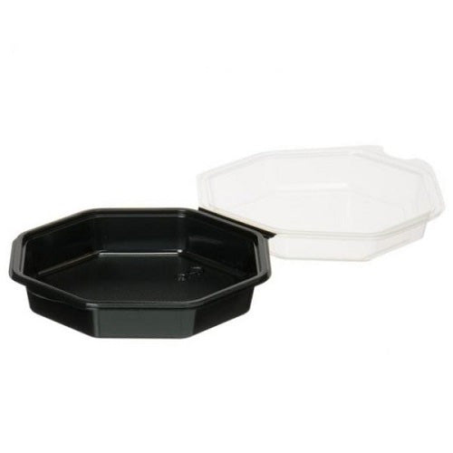 CONTENITORI PIATTIFREDDINERO+COP.TRA MS  COD 127800 DUNI 640ml 270pz