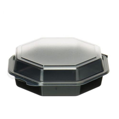 CONTENITORI PIATTIFREDDINERO+COP.TRA MS  COD 127800 DUNI 640ml 270pz
