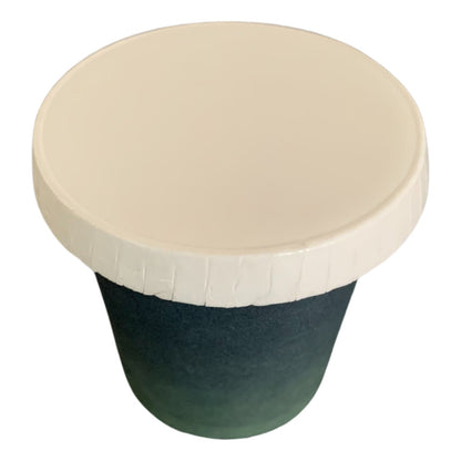 COPERCHIO CARTONCINO CAFFE BIANCO 250pz  COD.3084960040