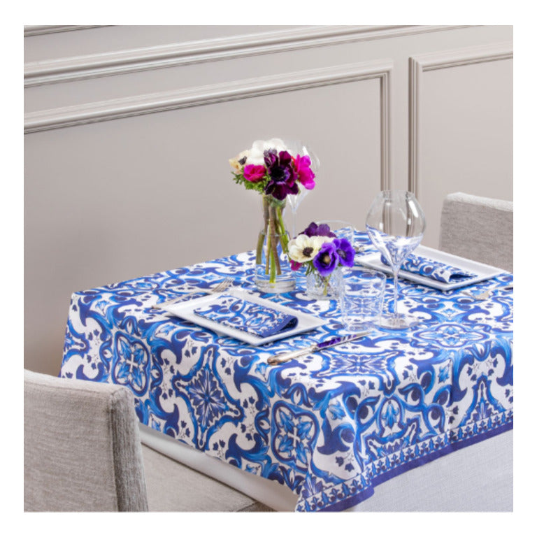 COPRIMACCHIA MYKONOS BLU 100x100 100pz  COTTON LINE 1163508