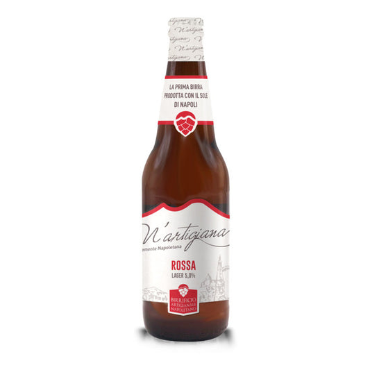 BIRRA N'ARTIGIANA ROSSA -66CL  LAGER SCURA
