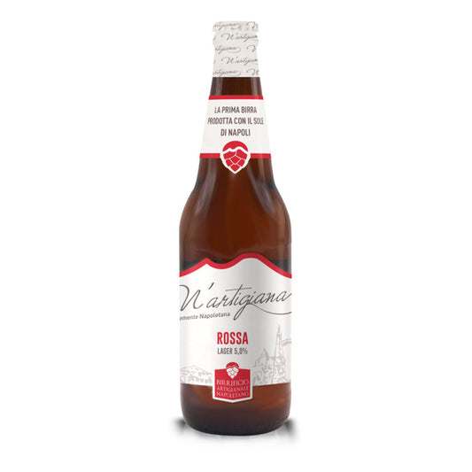 BIRRA N'ARTIGIANA ROSSA -66CL  LAGER SCURA