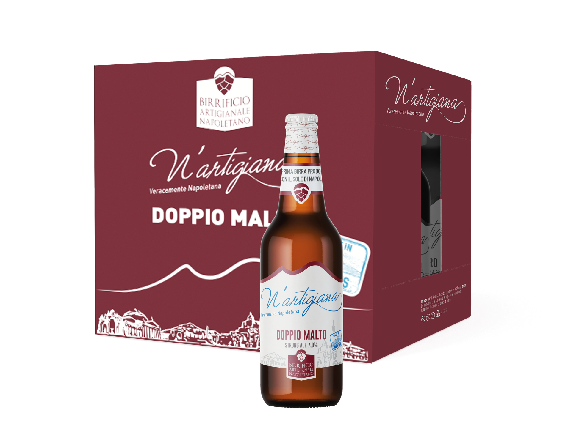 BIRRA N'ARTIGIANA DOPPIO MALTO-66CL  STRONG ALE