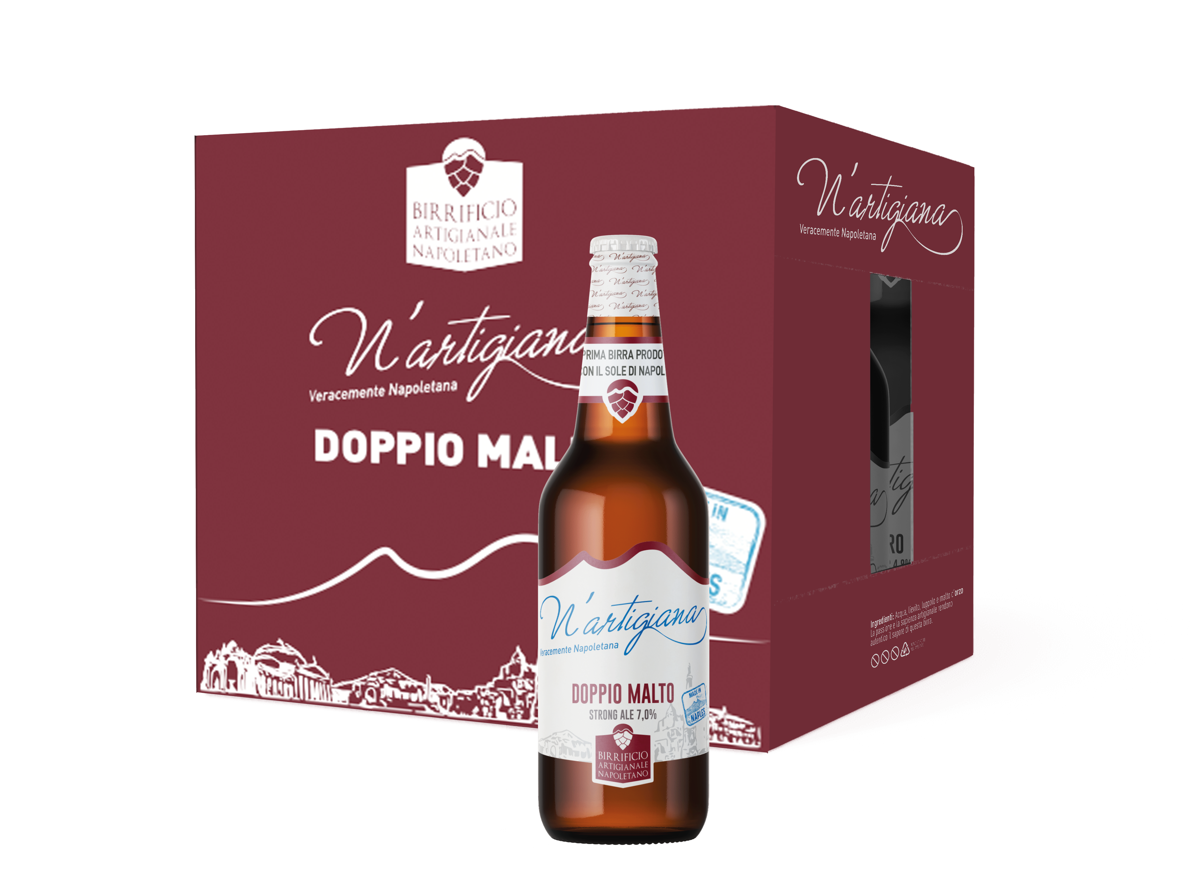 BIRRA N'ARTIGIANA DOPPIO MALTO-66CL  STRONG ALE