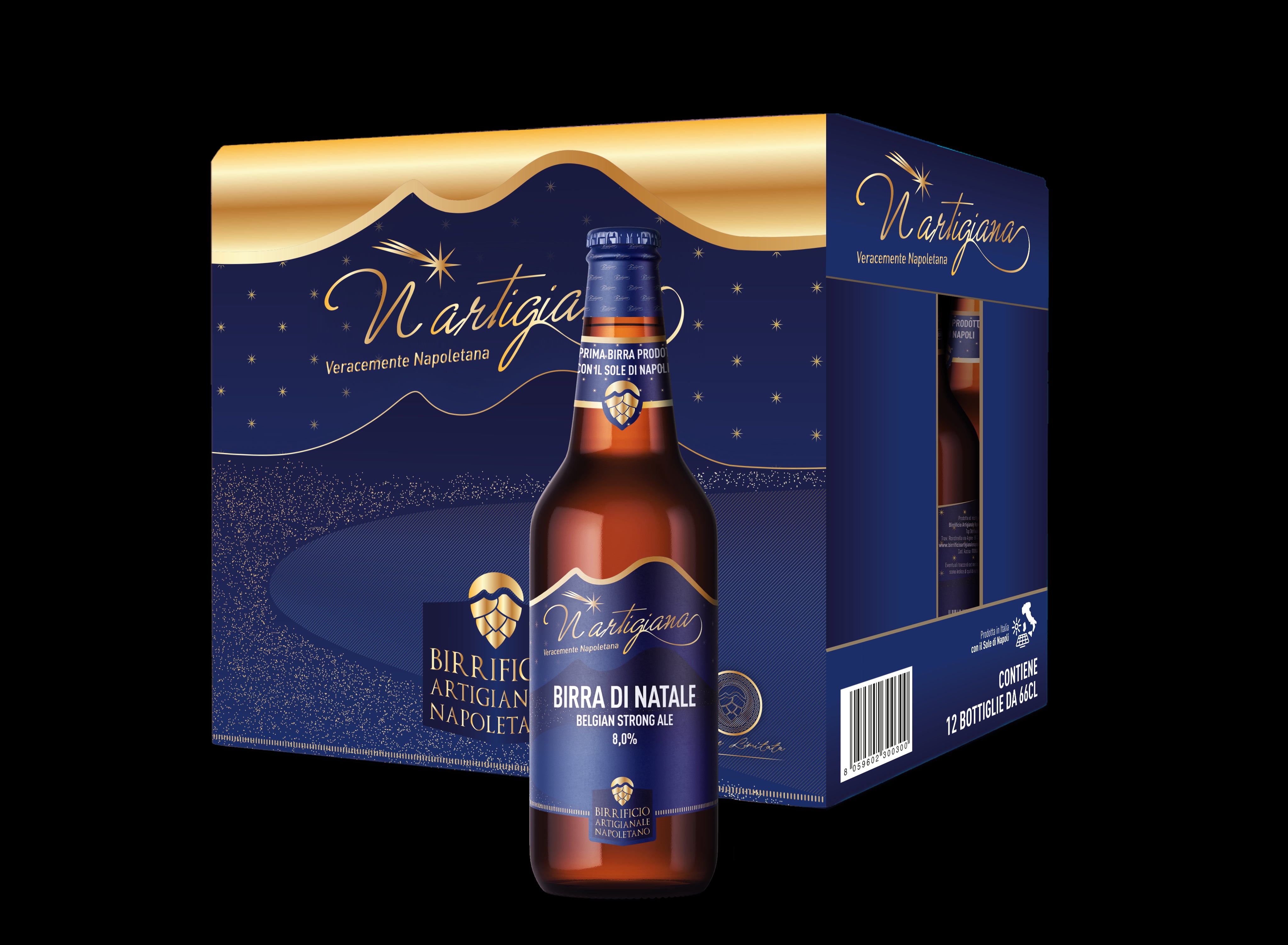 BIRRA DI NATALE N'ARTIGIANA 66CL  BELGIAN STRONG ALE