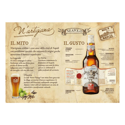 BIRRA N'ARTIGIANA AMBRATA PHARTENOPE 66C  PALE ALE