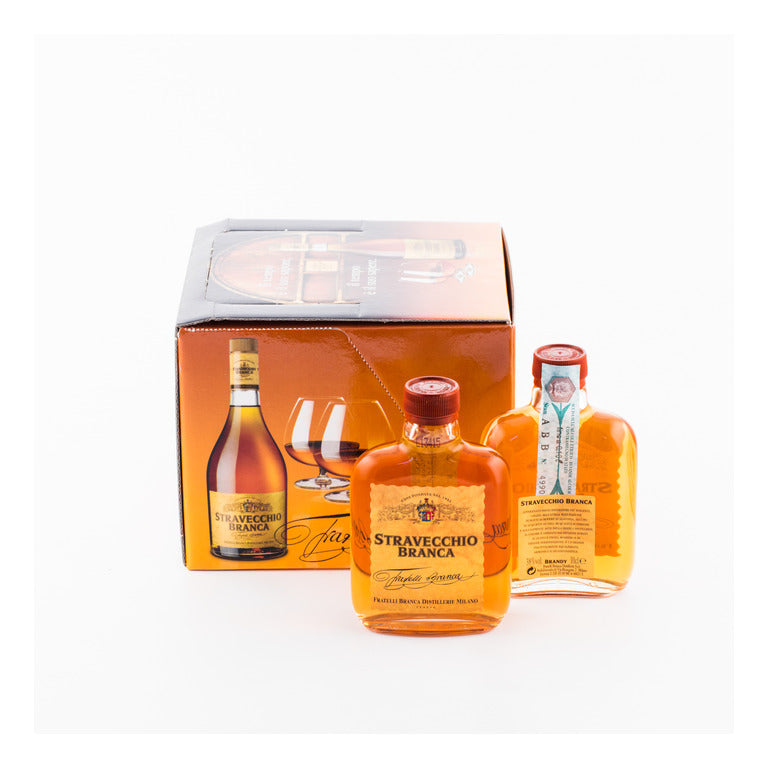 BRANDY STRAVECCHIO BRANCA TASCABILE 10CL (10 pz) 