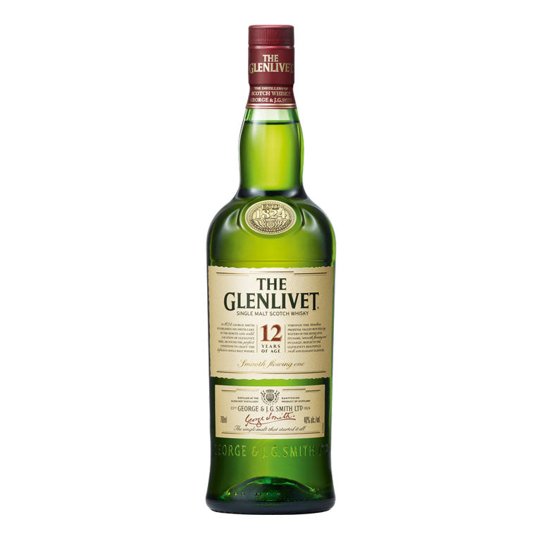 WHISKY THE GLENLIVET 12 YEARS OF AGE-1LT  SINGLE MALT