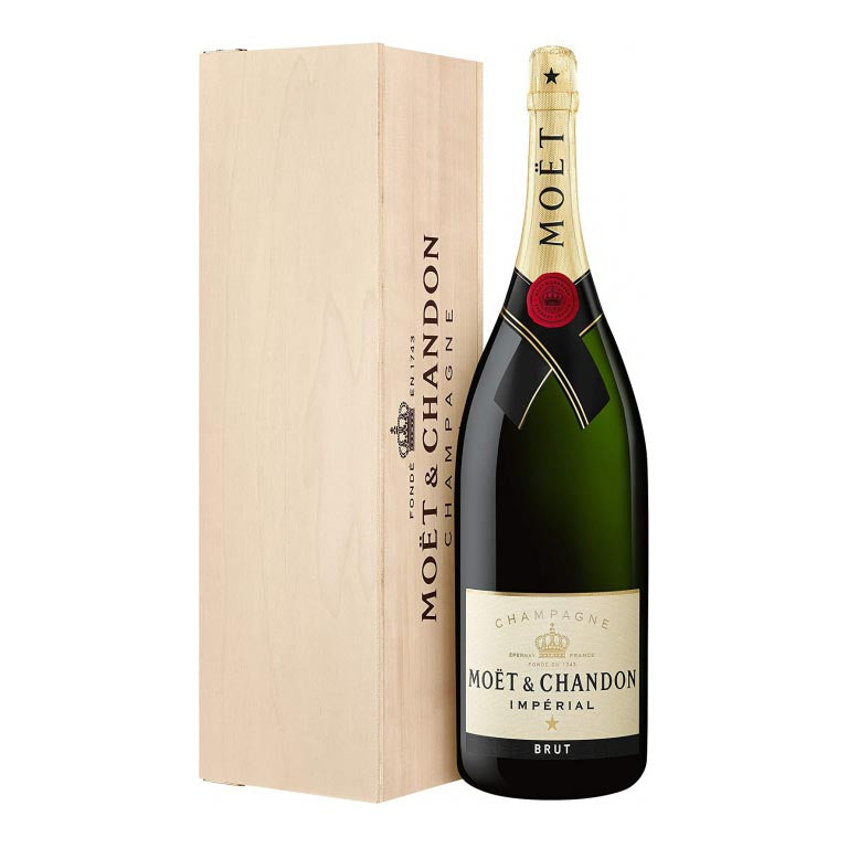 MOËT & CHANDON CHAMPAGNE IMPÉRIAL-12LT  BRUT-CASSA LEGNO BALTHAZAR