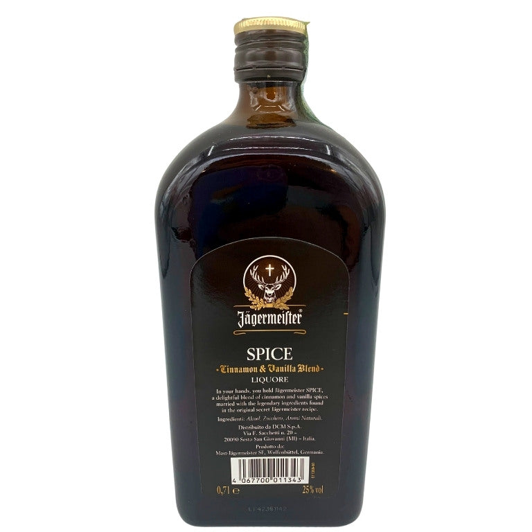 JÄGERMEISTER SPICE 70CL  CINNAMON & VANILLA BLEND