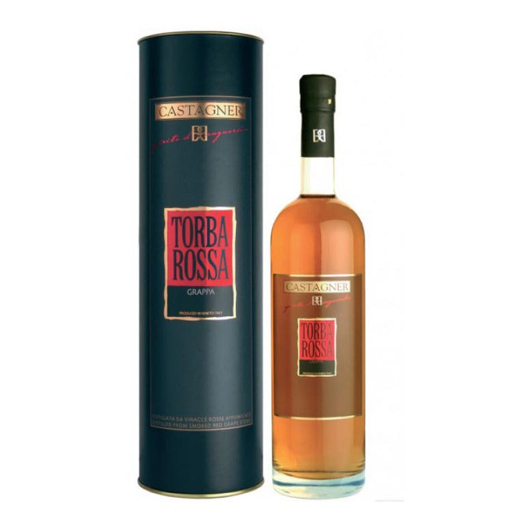GRAPPA TORBA ROSSA CASTAGNER -70CL  ASTUCCIATA