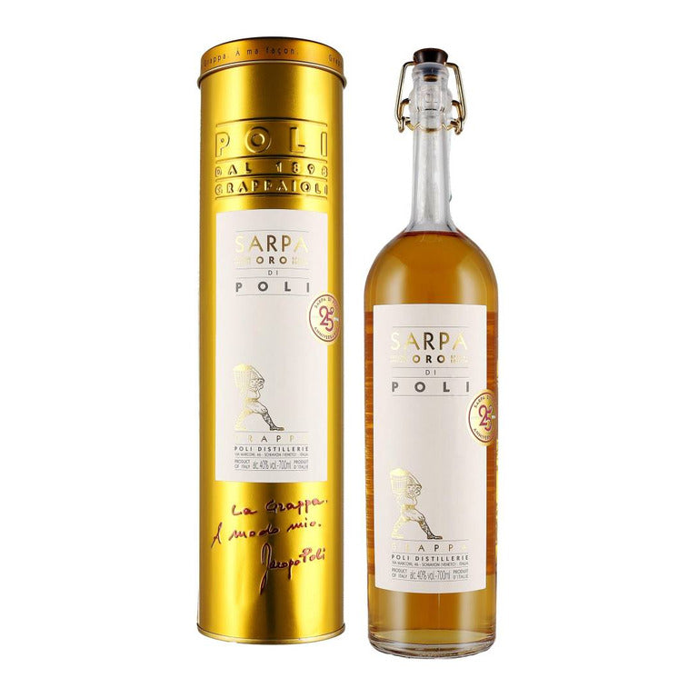 GRAPPA SARPA DI POLI BARRIQUE -70CL  ASTUCCIO METALLO