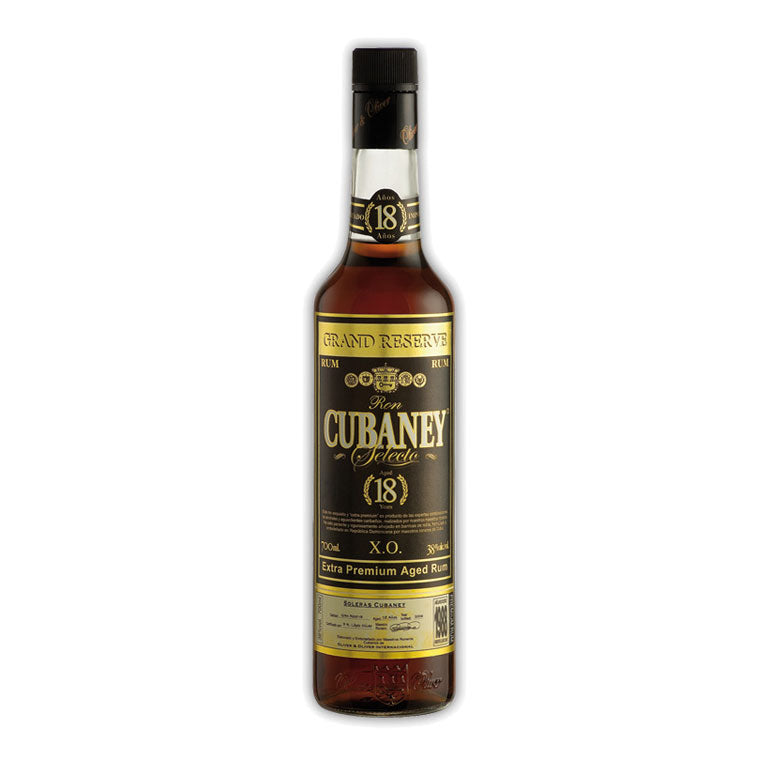 RUM CUBANEY SELECTO 18 YEAR -70CL  X.O. EXTRA PREMIUM AGED RUM