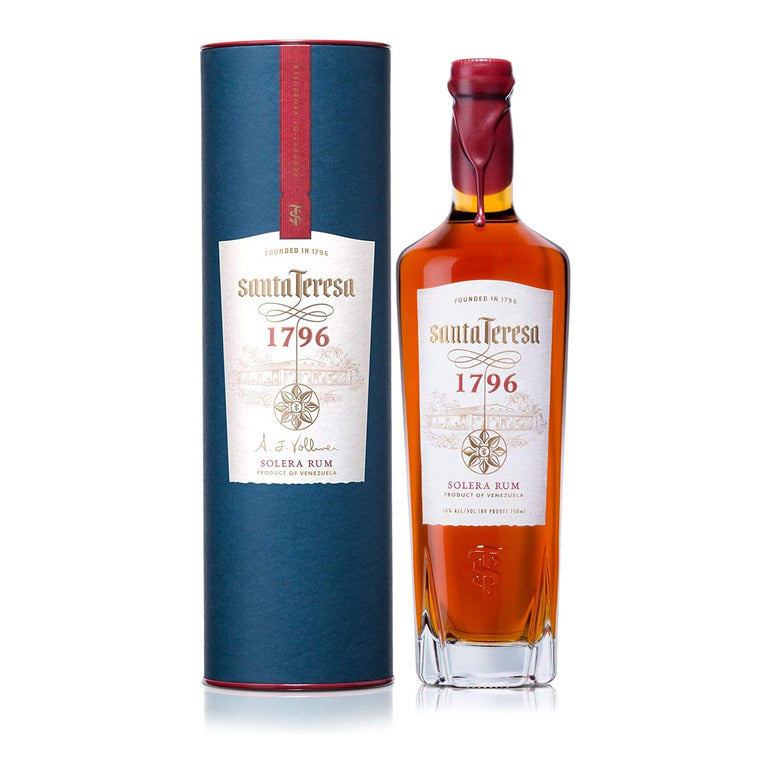 RUM SANTA TERESA 1796 RON DE SOLERA  ASTUCCIATO