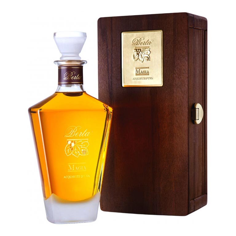 GRAPPA BERTA MAGIA 70CL BT 2013 (1 pz) ASTUCCIO LEGNO