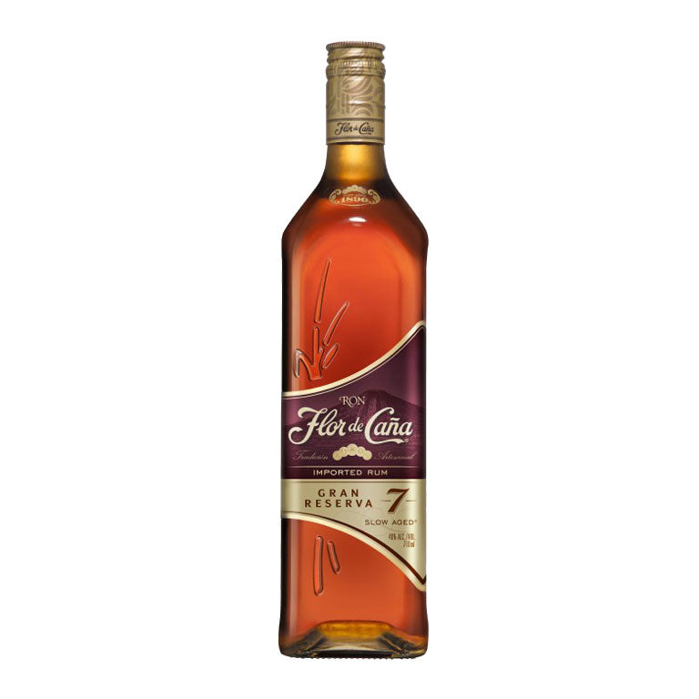 RUM FLOR DE CAÑA GRAN RESERVE 7YEARS (1 pz) SLOW AGED-70CL