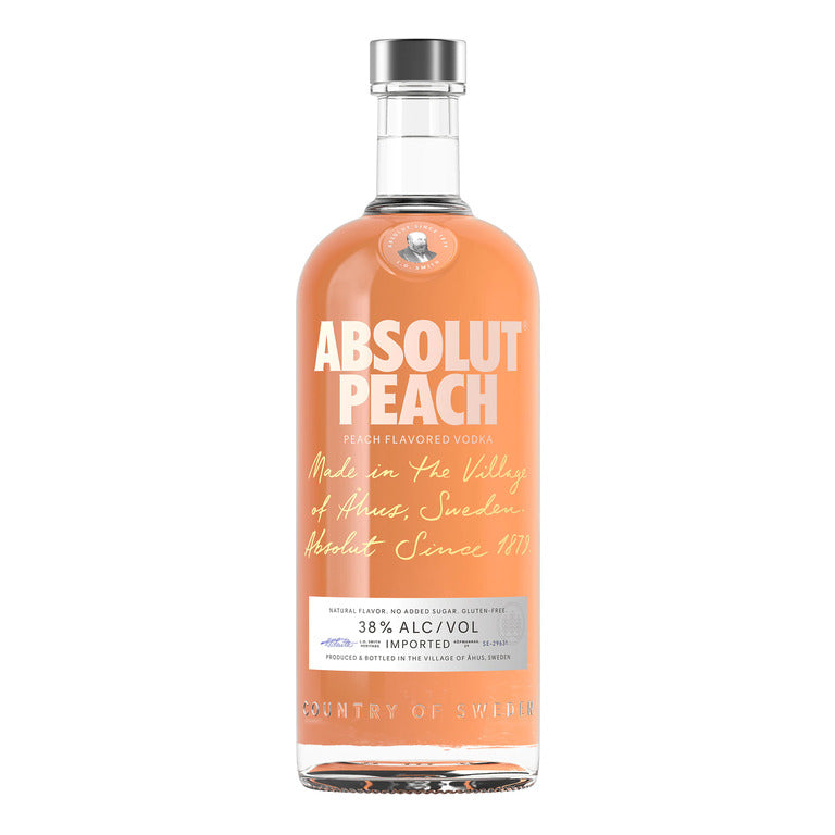 VODKA ABSOLUT APEACH 1LT 