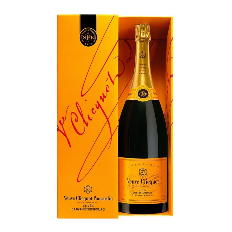 VEUVE CLICQUOT CHAMPAGNE CUVÉE 1,5 LT  ASTUCCIATA YELLOW