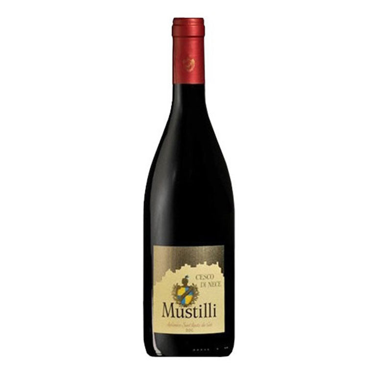 VINO MUSTILLI  CESCO DI NECE AGLIANICO (1 pz) SANNIO SANT'AGATA DEI GOTI DOC 2017-75CL