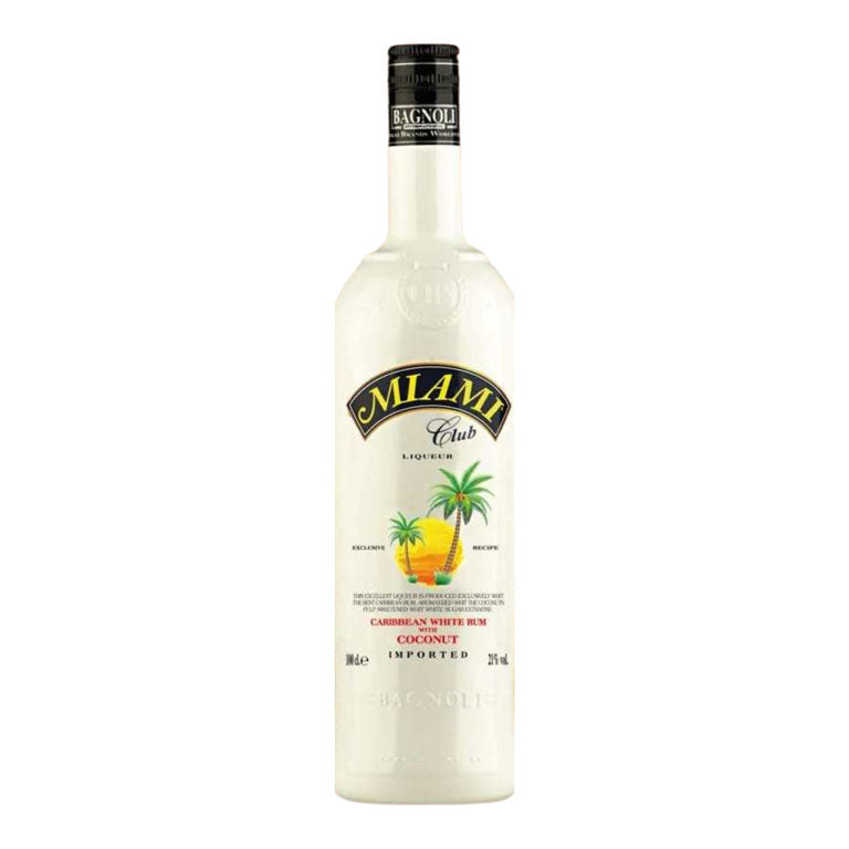 MIAMI CLUB BAGNOLI 1LT  CARIBBEAN WHITE RUM WITH COCONUT