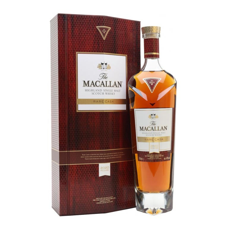 WHISKY THE MACALLAN RARE CASK- 70CL  HIGHLAND SINGLE MALT SCOTCH -ASTUCCIATO