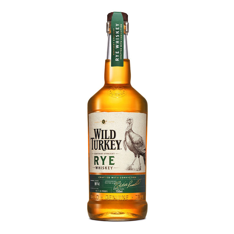 WHISKEY WILD TURKEY RYE-70CL  KENTUCKY STRAIGHT RYE WHISKEY