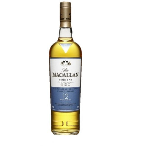 WHISKY THE MACALLAN- 12 YEARS OLD- 70CL  TRIPLE CASK MATURED - FINE OAK-ASTUCC