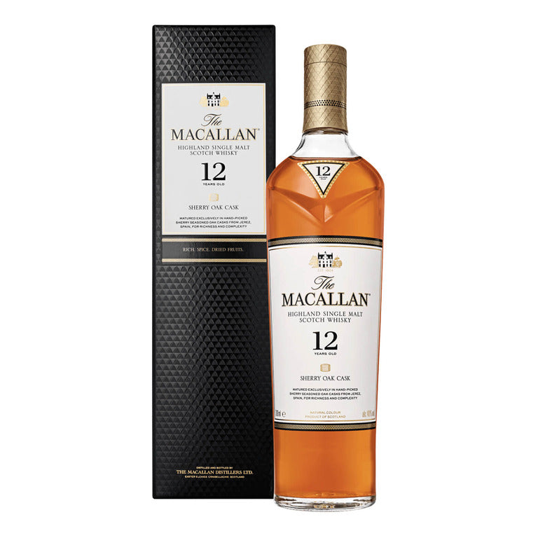 WHISKY THE MACALLAN - 12 YEARS OLD-70CL  SHERRY OAK CASK