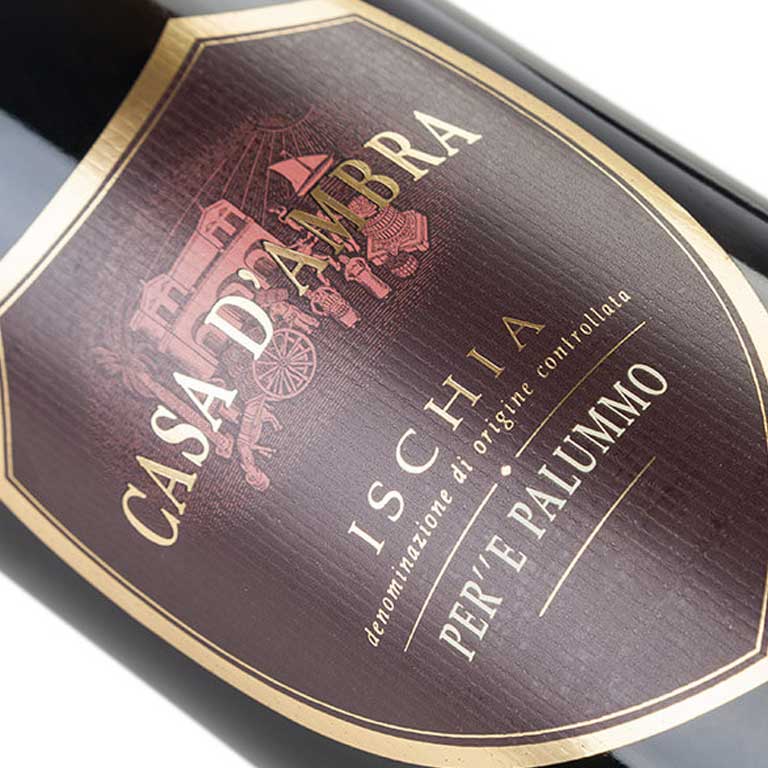 VINO CASA D'AMBRA PER' E PALUMMO 2024  ISCHIA DOC-75CL