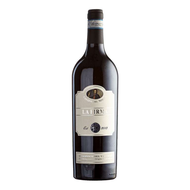 VINO CANTINE DEL NOTAIO LA FIRMA 2017  AGLIANICO DEL VULTURE DOC-75CL